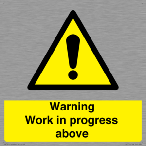 Warning Work in progress above